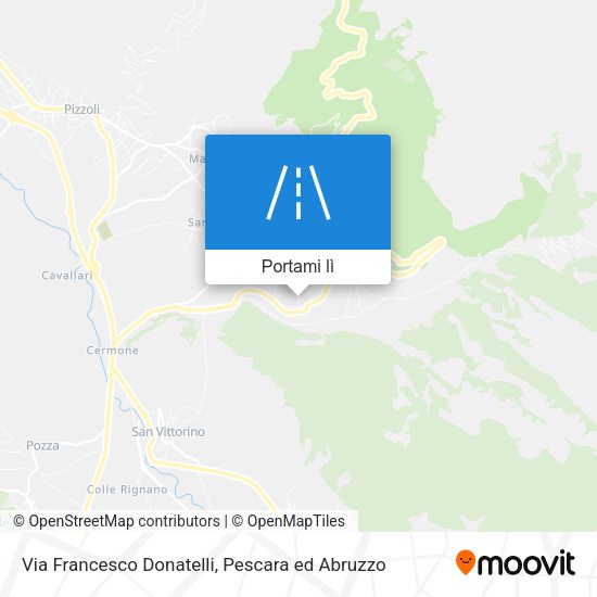 Mappa Via Francesco Donatelli