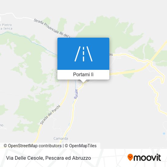 Mappa Via Delle Cesole