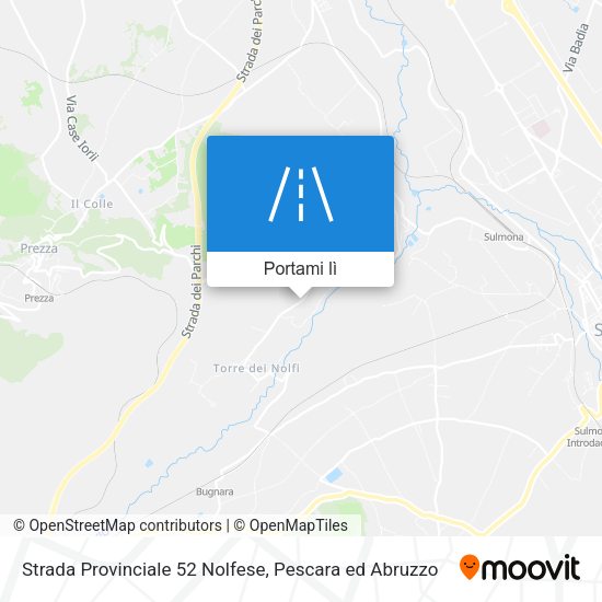 Mappa Strada Provinciale 52 Nolfese