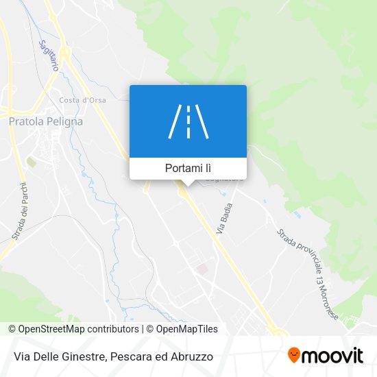 Mappa Via Delle Ginestre