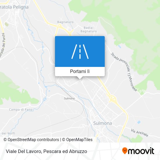 Mappa Viale Del Lavoro