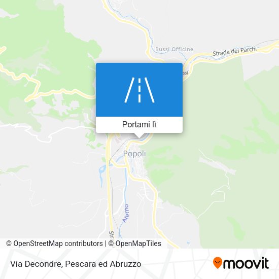 Mappa Via Decondre