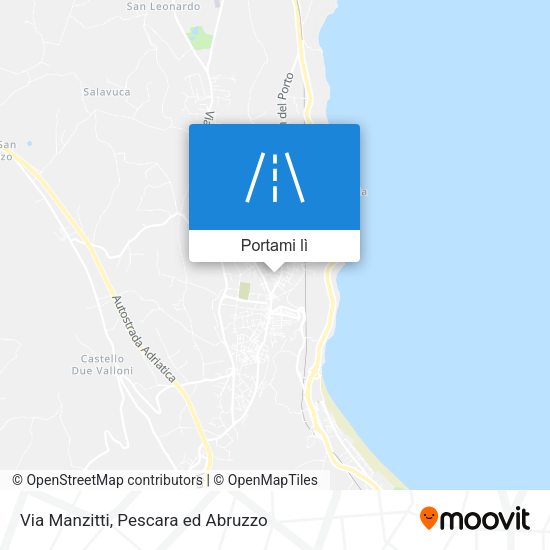 Mappa Via Manzitti