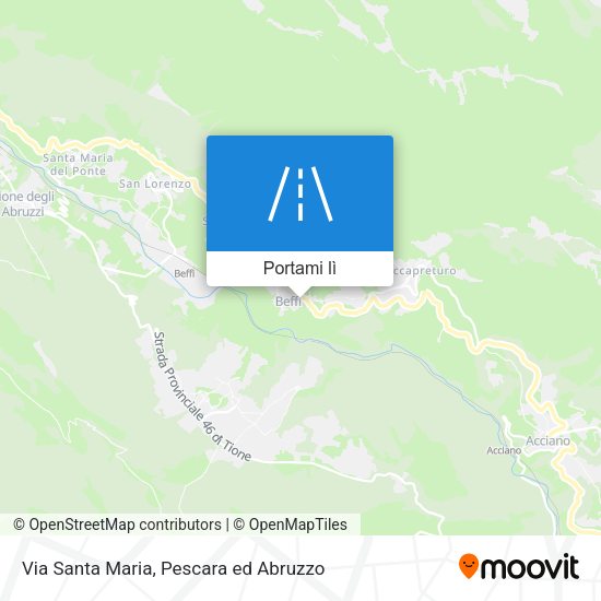 Mappa Via Santa Maria