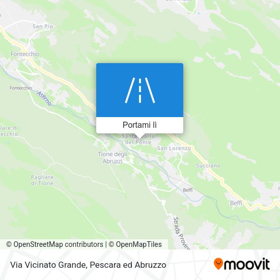 Mappa Via Vicinato Grande