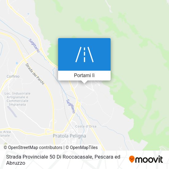 Mappa Strada Provinciale 50 Di Roccacasale