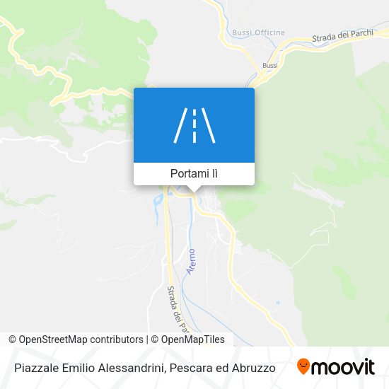 Mappa Piazzale Emilio Alessandrini