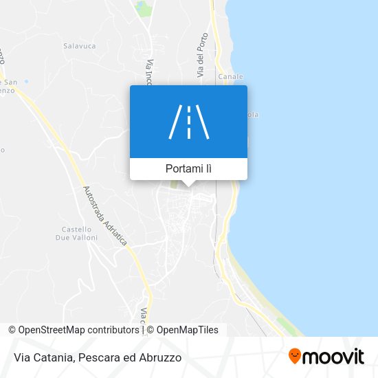 Mappa Via Catania