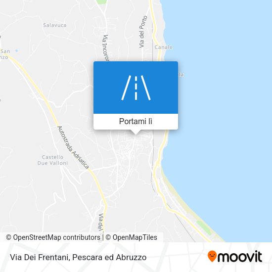Mappa Via Dei Frentani