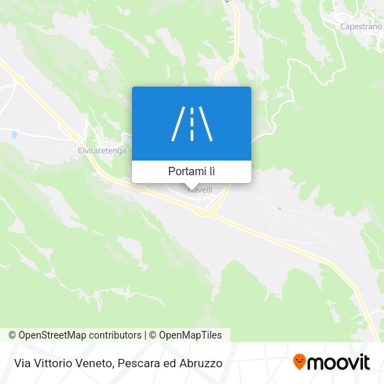 Mappa Via Vittorio Veneto