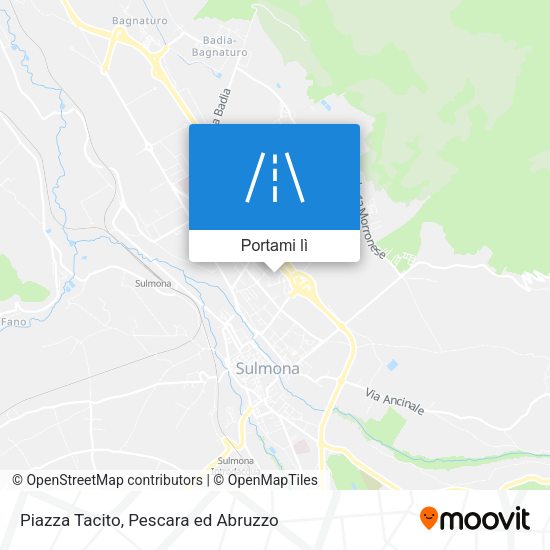 Mappa Piazza Tacito