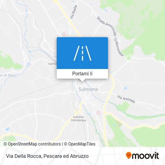 Mappa Via Della Rocca
