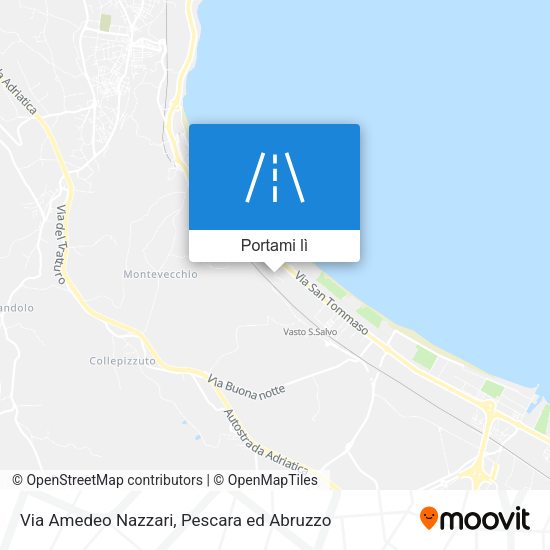 Mappa Via Amedeo Nazzari