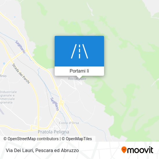 Mappa Via Dei Lauri
