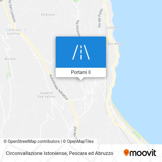 Mappa Circonvallazione Istoniense