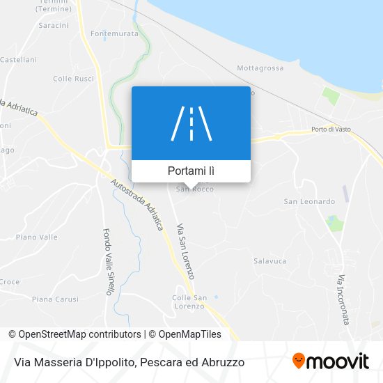 Mappa Via Masseria D'Ippolito