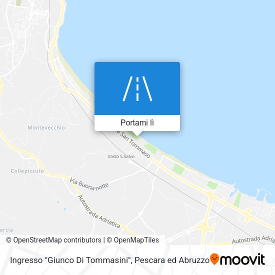 Mappa Ingresso "Giunco Di Tommasini"