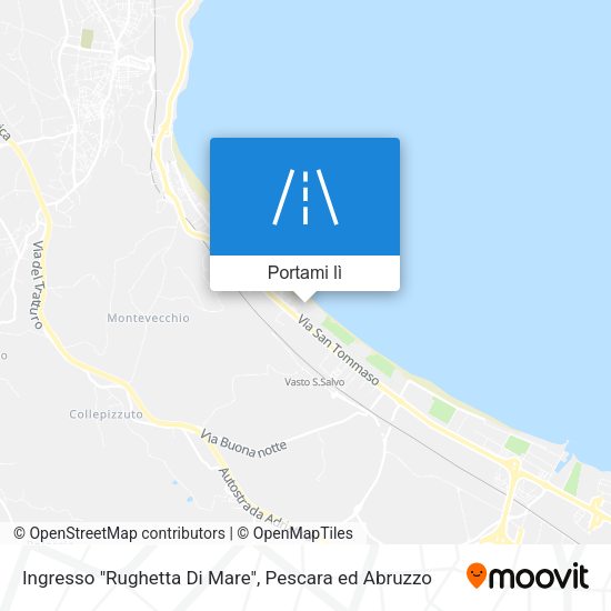 Mappa Ingresso "Rughetta Di Mare"