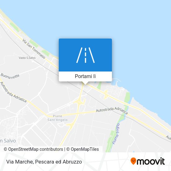 Mappa Via Marche