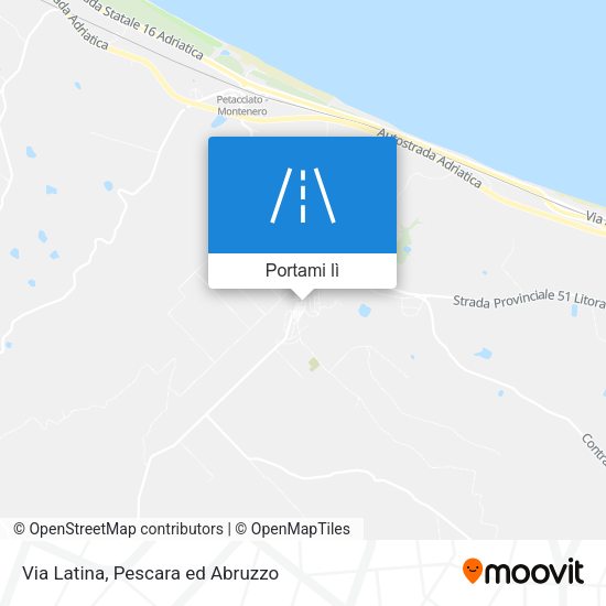 Mappa Via Latina