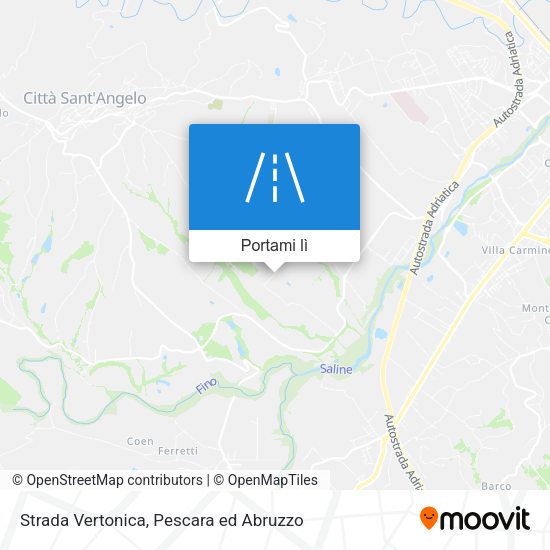 Mappa Strada Vertonica