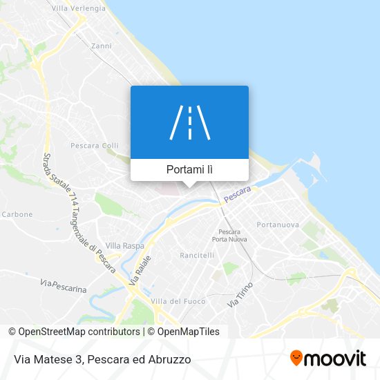 Mappa Via Matese 3