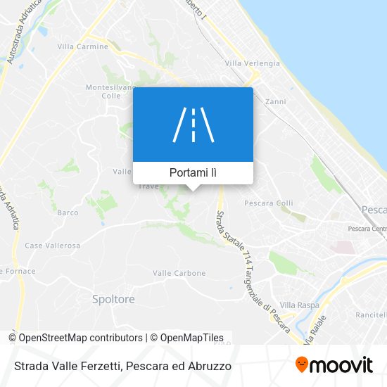 Mappa Strada Valle Ferzetti