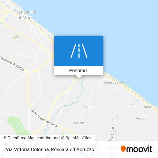 Mappa Via Vittoria Colonna