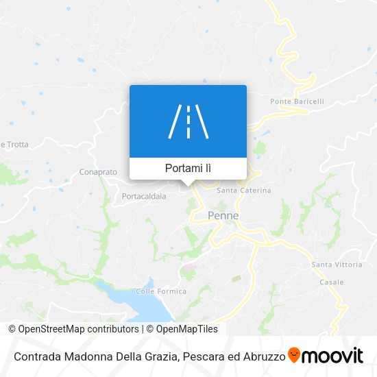 Mappa Contrada Madonna Della Grazia