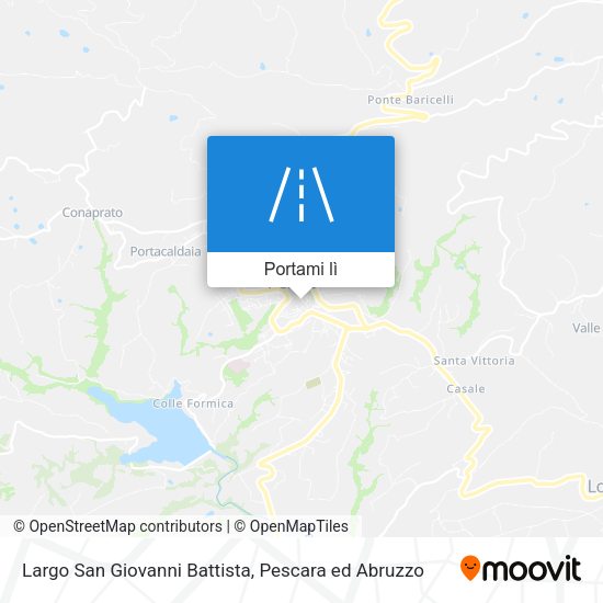 Mappa Largo San Giovanni Battista