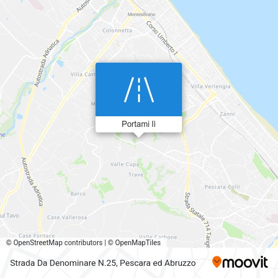 Mappa Strada Da Denominare N.25
