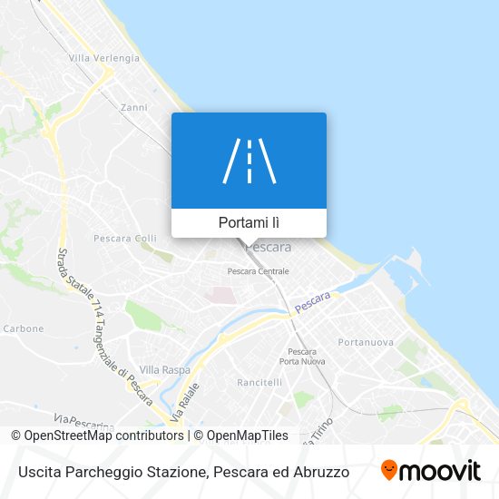Mappa Uscita Parcheggio Stazione