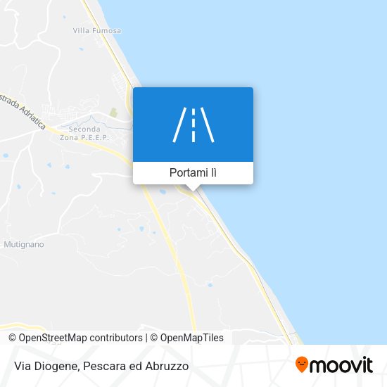 Mappa Via Diogene