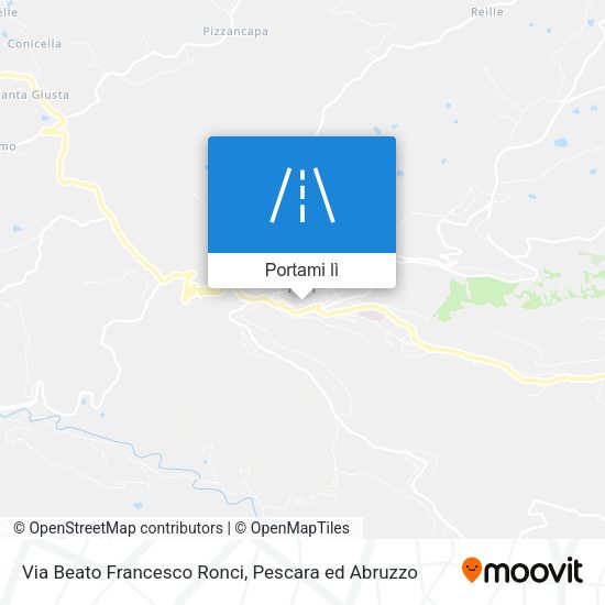 Mappa Via Beato Francesco Ronci
