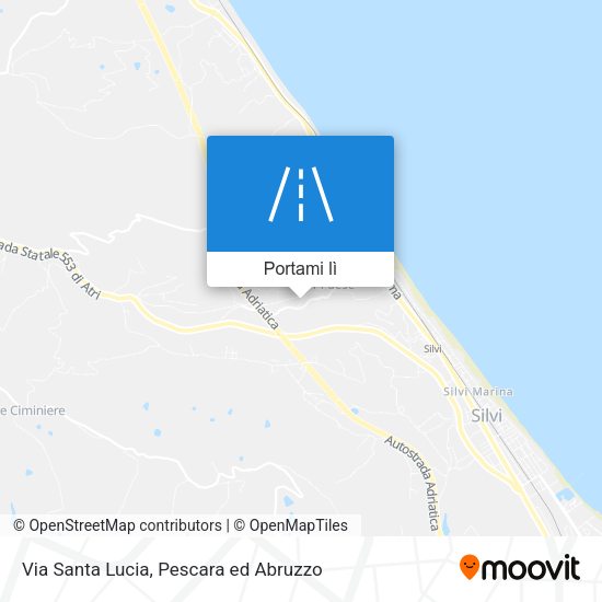 Mappa Via Santa Lucia