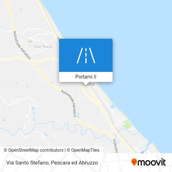 Mappa Via Santo Stefano