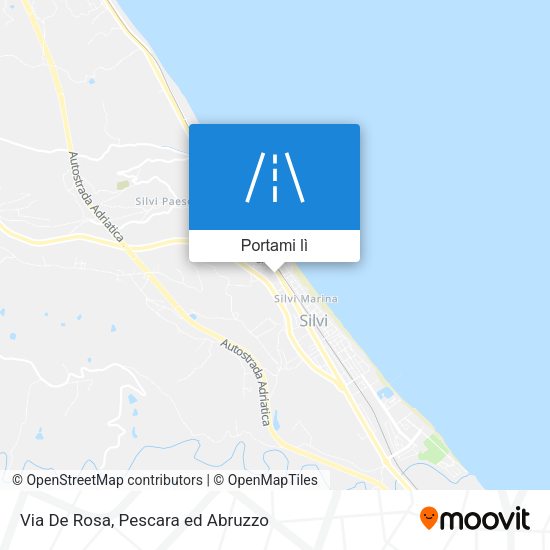 Mappa Via De Rosa