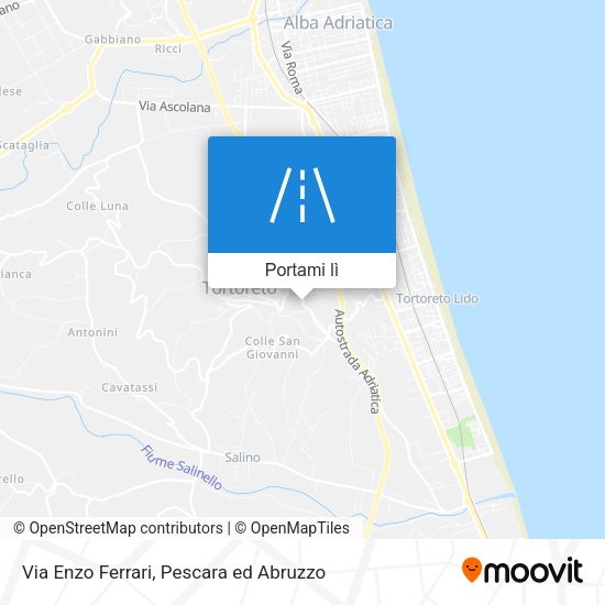 Mappa Via Enzo Ferrari