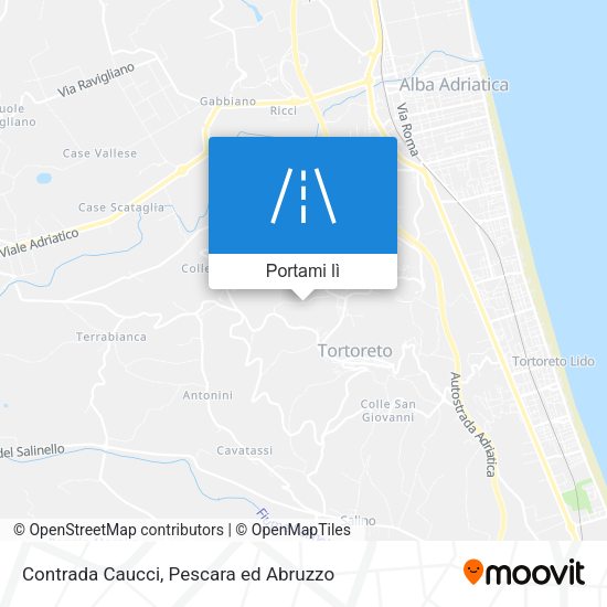 Mappa Contrada Caucci