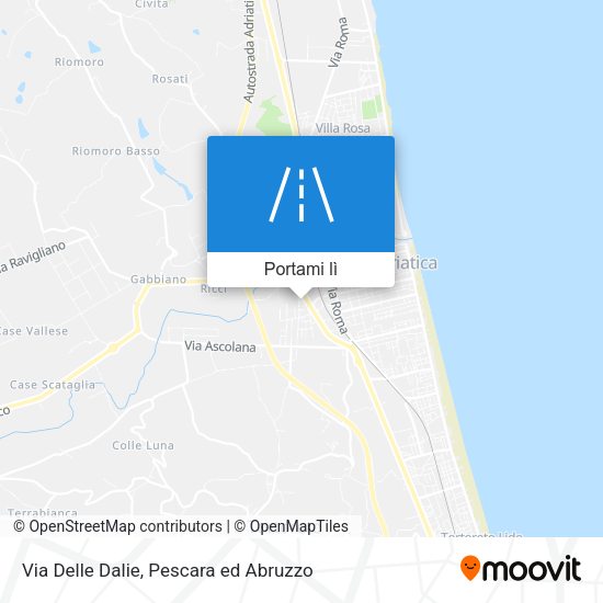 Mappa Via Delle Dalie