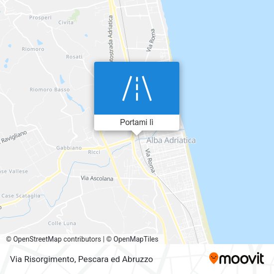 Mappa Via Risorgimento