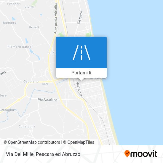 Mappa Via Dei Mille