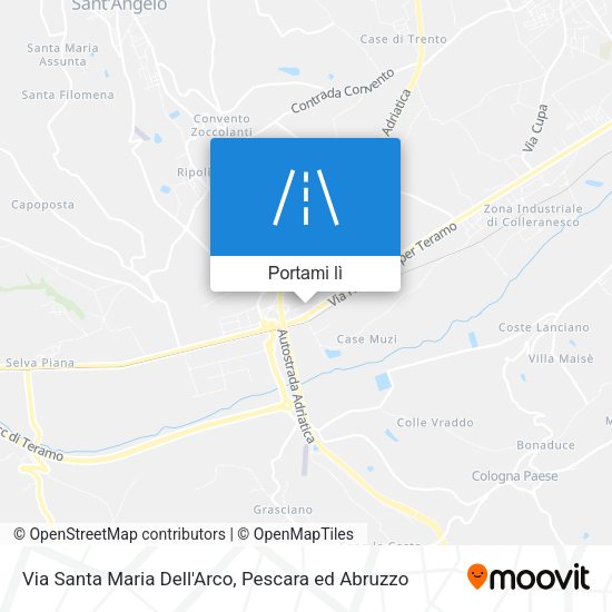 Mappa Via Santa Maria Dell'Arco