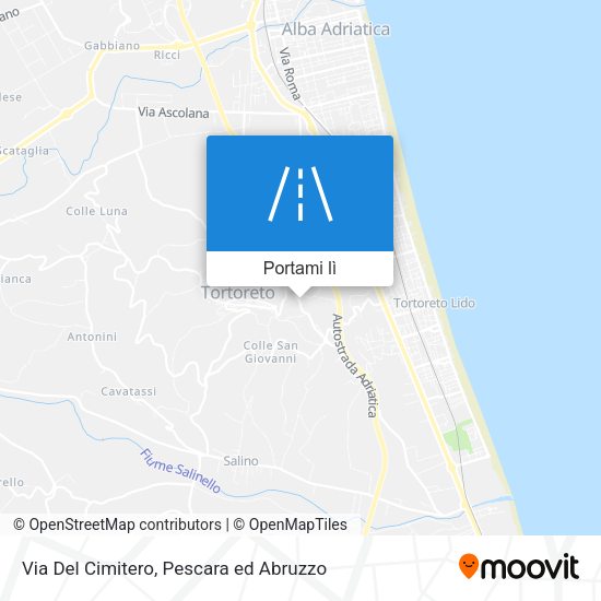 Mappa Via Del Cimitero