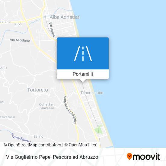 Mappa Via Guglielmo Pepe