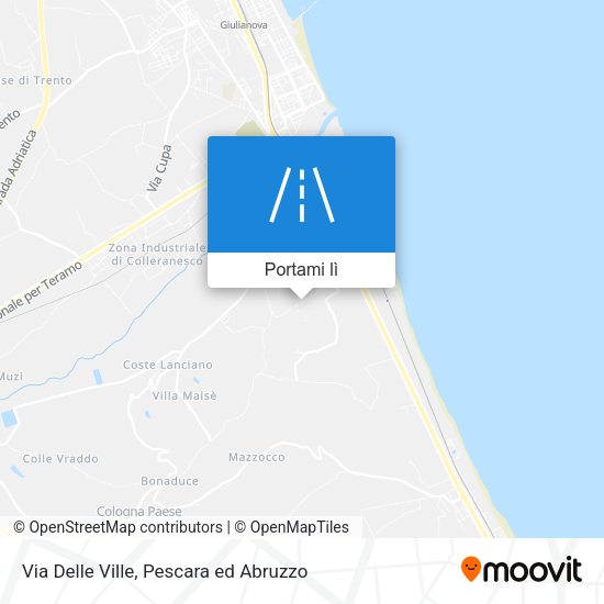 Mappa Via Delle Ville