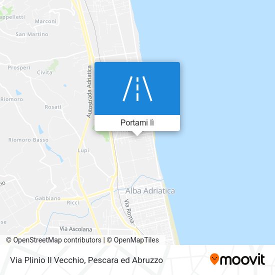Mappa Via Plinio Il Vecchio