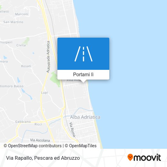 Mappa Via Rapallo