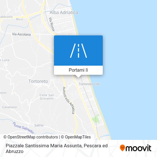 Mappa Piazzale Santissima Maria Assunta