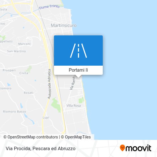 Mappa Via Procida